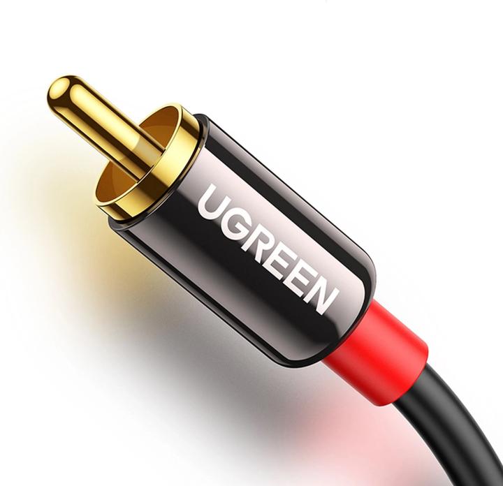 Produktbild Ugreen 2x RCA – 3.5mm Klinke (1 m, AUX Kabel, Cinch Kabel)