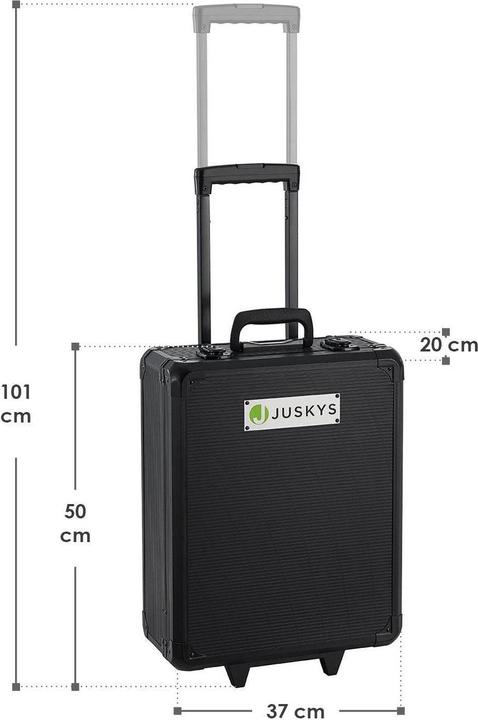 Actual product image Juskys Toolbox (1200 pieces)