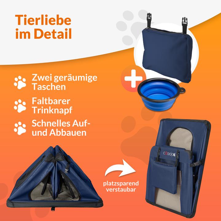 Image du produit Cadoca Caisse de transport S (Chien, Lavable, Pliable)