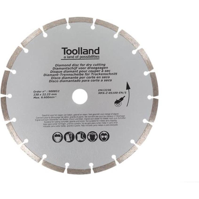 Velleman, Sägeblatt, DIAMANT-TRENNSCHEIBE - 230 mm - SEGMENTIERT