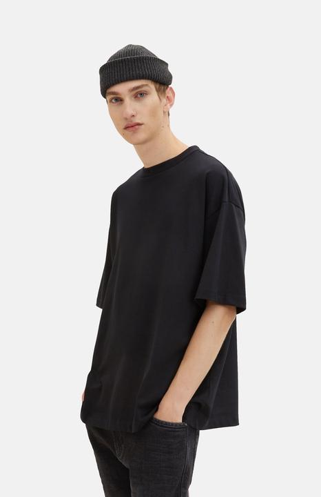 Actual product image Tom Tailor Oversized T-shirt with a round neckline made from cotton jersey (XL)