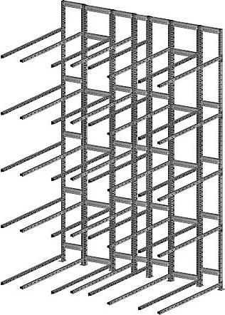 Actual product image kaiserkraft Tyre rack, galvanised