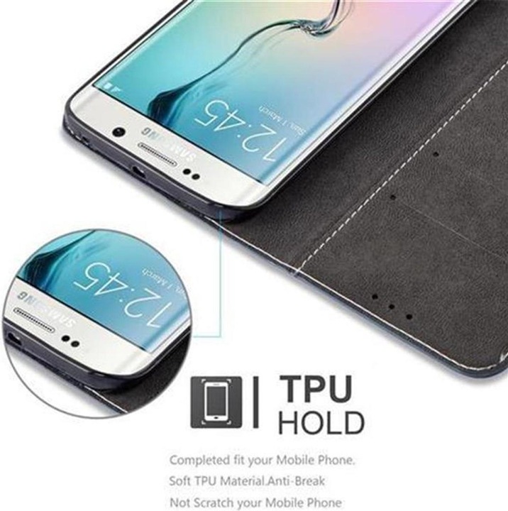 Actual product image Cadorabo Book X Wallet Cover (Samsung Galaxy S6 Edge)