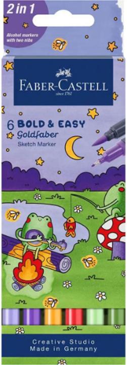 Produktbild Faber-Castell Goldfaber Sketch Marker Bold Easy. 6er Etui (6x)