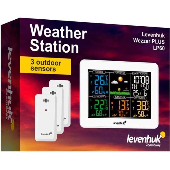 Thumbnail - Discovery Levenhuk Wezzer PLUS LP60 Wetterstation, Wetterstation, Schwarz