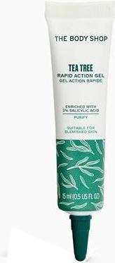 Actual product image Body Shop Tea Tree Night Gel For Skin Imperfections Rapid Action Gel - 15 Ml (15 ml, Night cream)