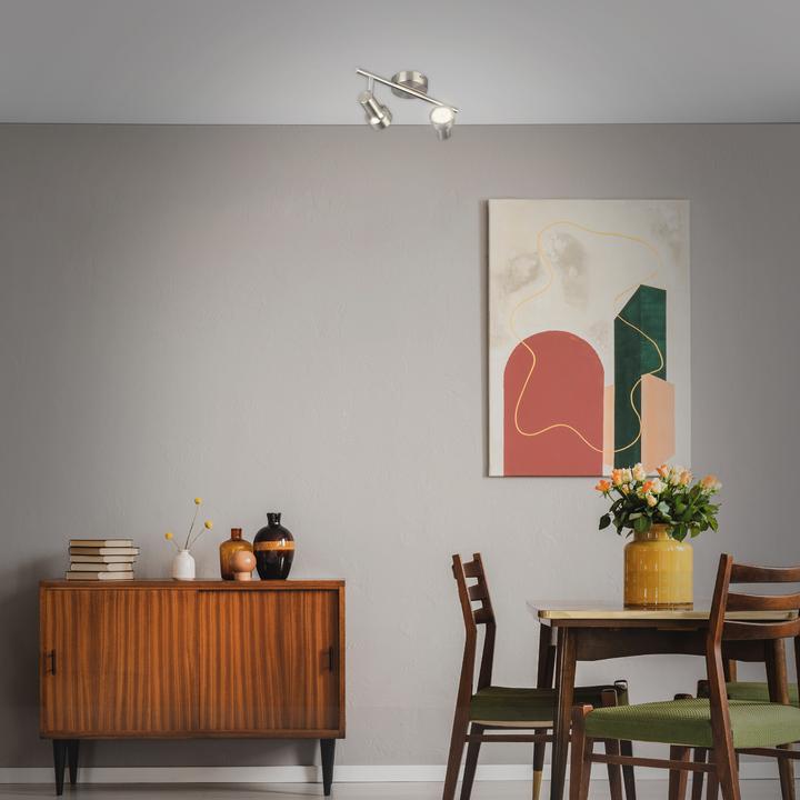 Produktbild Briloner LED Deckenleuchte, matt-nickel, 2xLED/GU10/3W (260 lm, GU10)