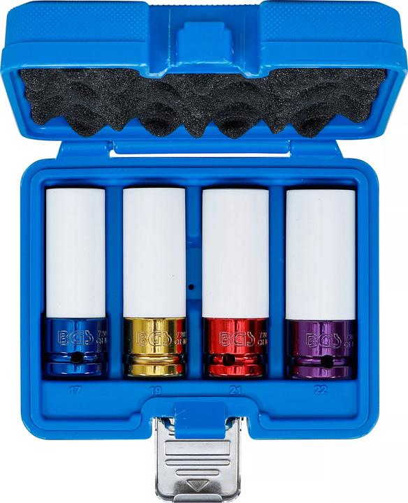 Actual product image BGS Force-protection set (19 mm, 22 mm, 21 mm, 17 mm)