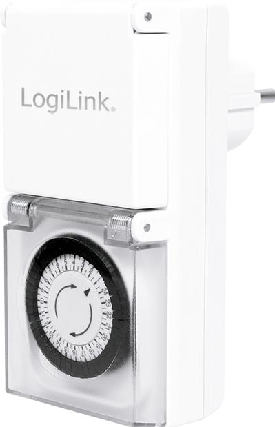 Actual product image LogiLink Mechanical timer, set of 2, IP44, white