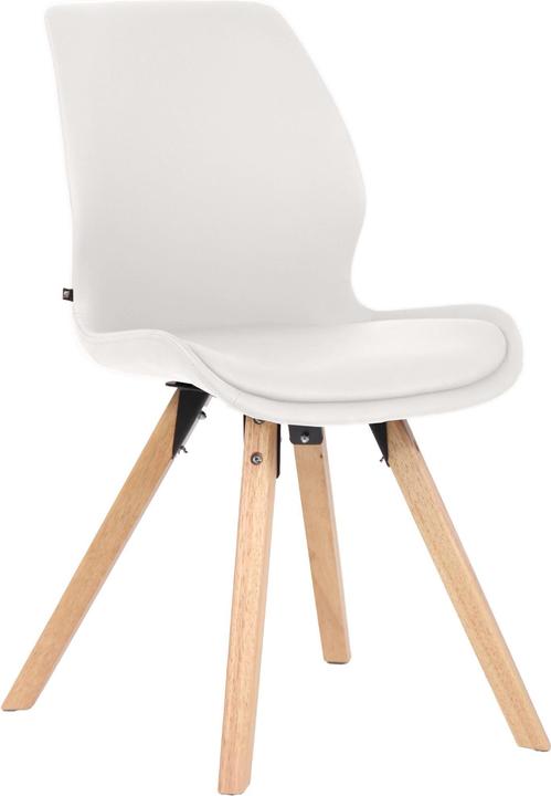 Image du produit CLP Chaise Luna similicuir, blanc