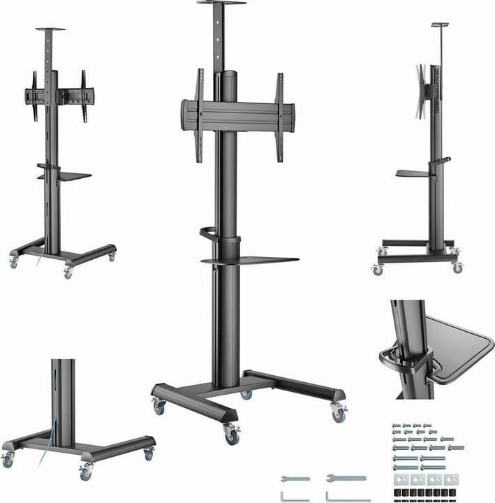 Productafbeelding Gembird Aluminium TV-vloerstandaard (70 kg, 37" - 100")