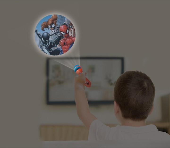 Image du produit Lexibook Projecteur et lampe de poche Spider-Man Story (Multilingue)