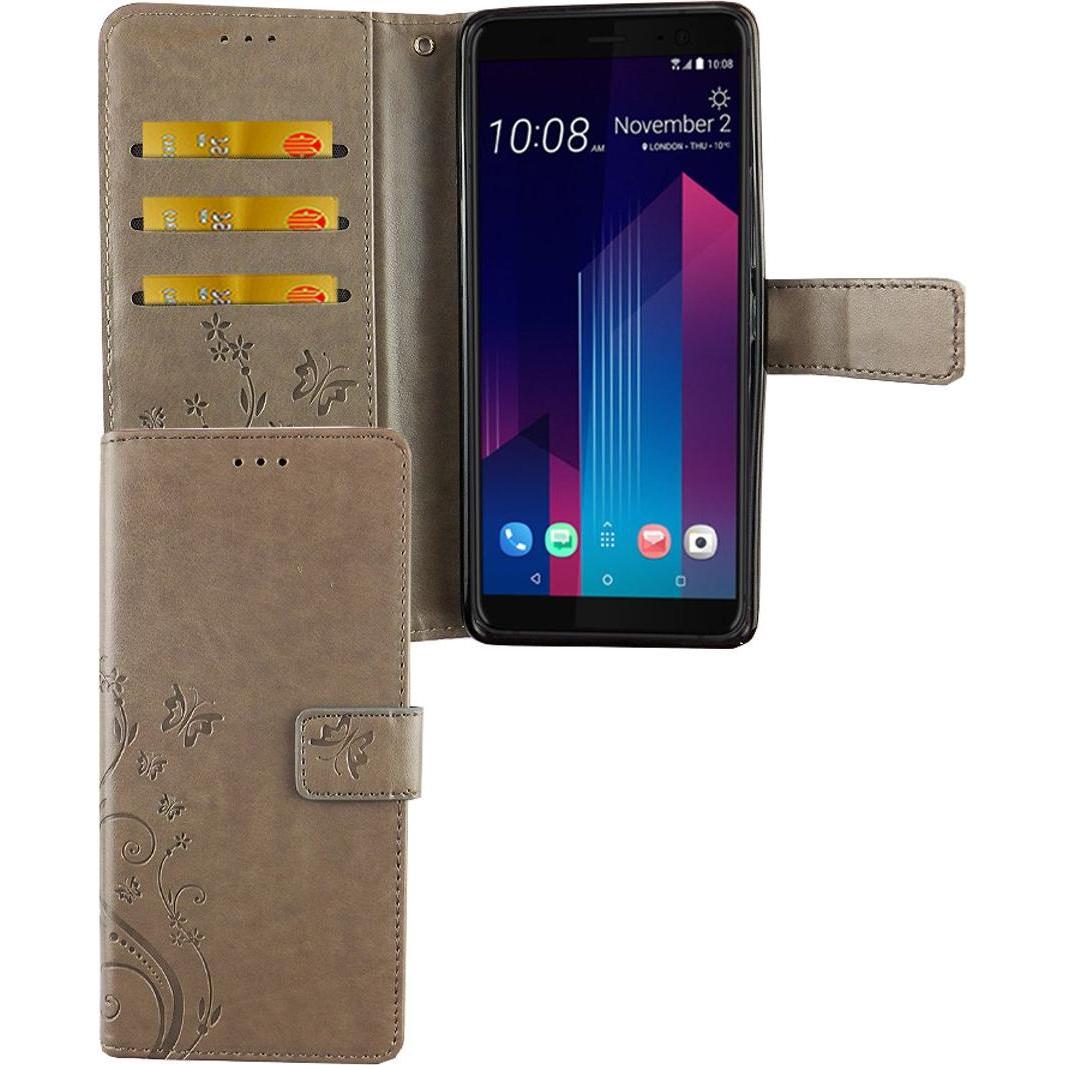 Thumbnail - König Design Hülle Handy Schutz für HTC U12 Plus Case Cover Tasche Wallet Etui Handyhülle Neu (HTC U12+), Smartphone Hül...