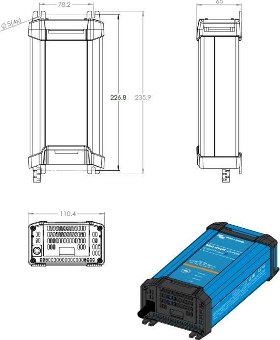 Produktbild Victron Energy Blue Smart IP22 Charger 24/8 (24V, 8 A)