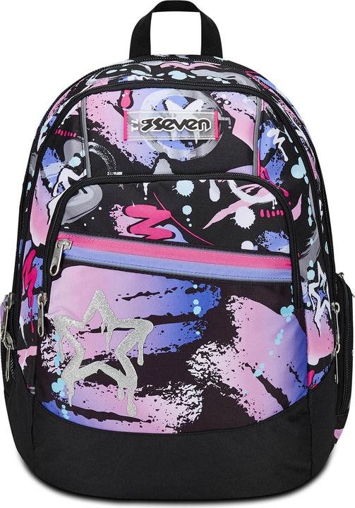 multicolore, Nero fucsia