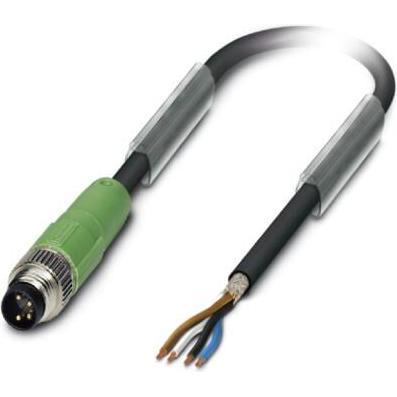 Phoenix Contact Cable & Connector 1521834, Cavo + Spina elettrica, Nero