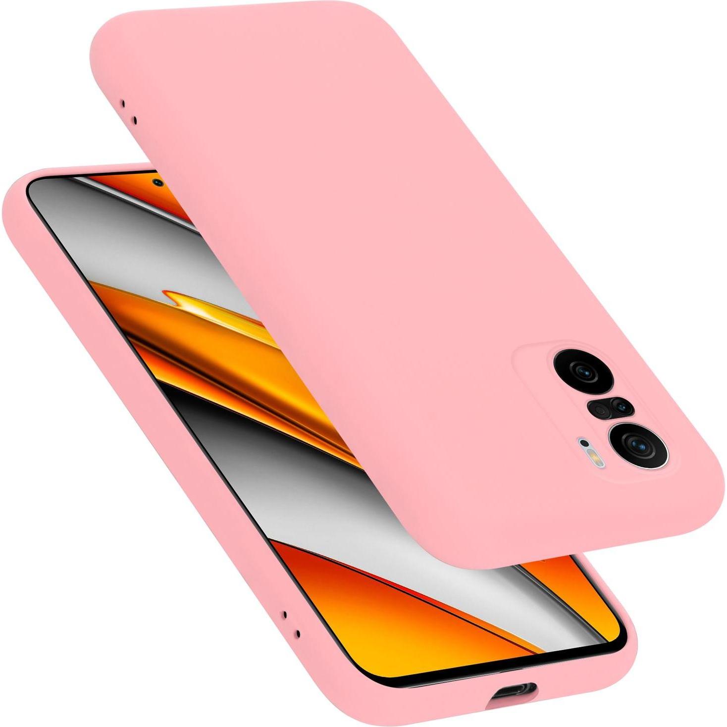 Cadorabo TPU Hülle für Xiaomi Mi 11i / POCO F3 Liquid (Xiaomi Poco F3), Smartphone Hülle, Rosa