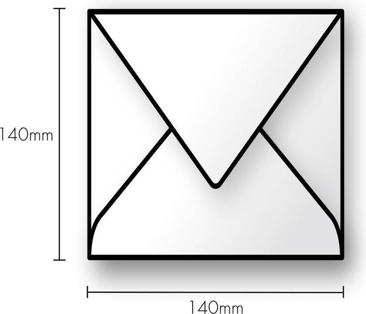 Produktbild Clairefontaine Umschläge (140 x 140 mm, 20x)