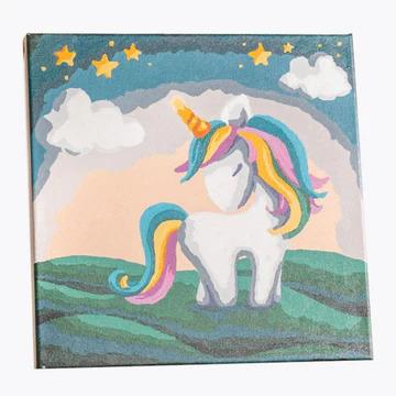 Produktbild Craft Buddy Malen nach Zahlen Unicorn Stars