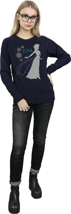 Produktbild Disney Frozen Elsa Christmas Silhouette Sweatshirt (L)