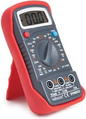 Immagine prodotto Velleman MULTIMÈTRE NUMÉRIQUE - CAT. III 300 V / CAT. II 500 V - 1999 PUNTI - FUNZIONE MÉMOIRE / RÉTROÉCL... (CAT III 600V, CAT III 300V)