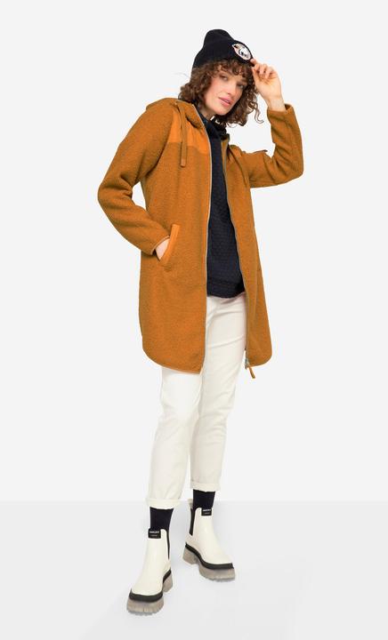 Image du produit Laurasøn Manteau à capuche en polaire bouclée, manches longues. Label OEKO-TEX (XL)