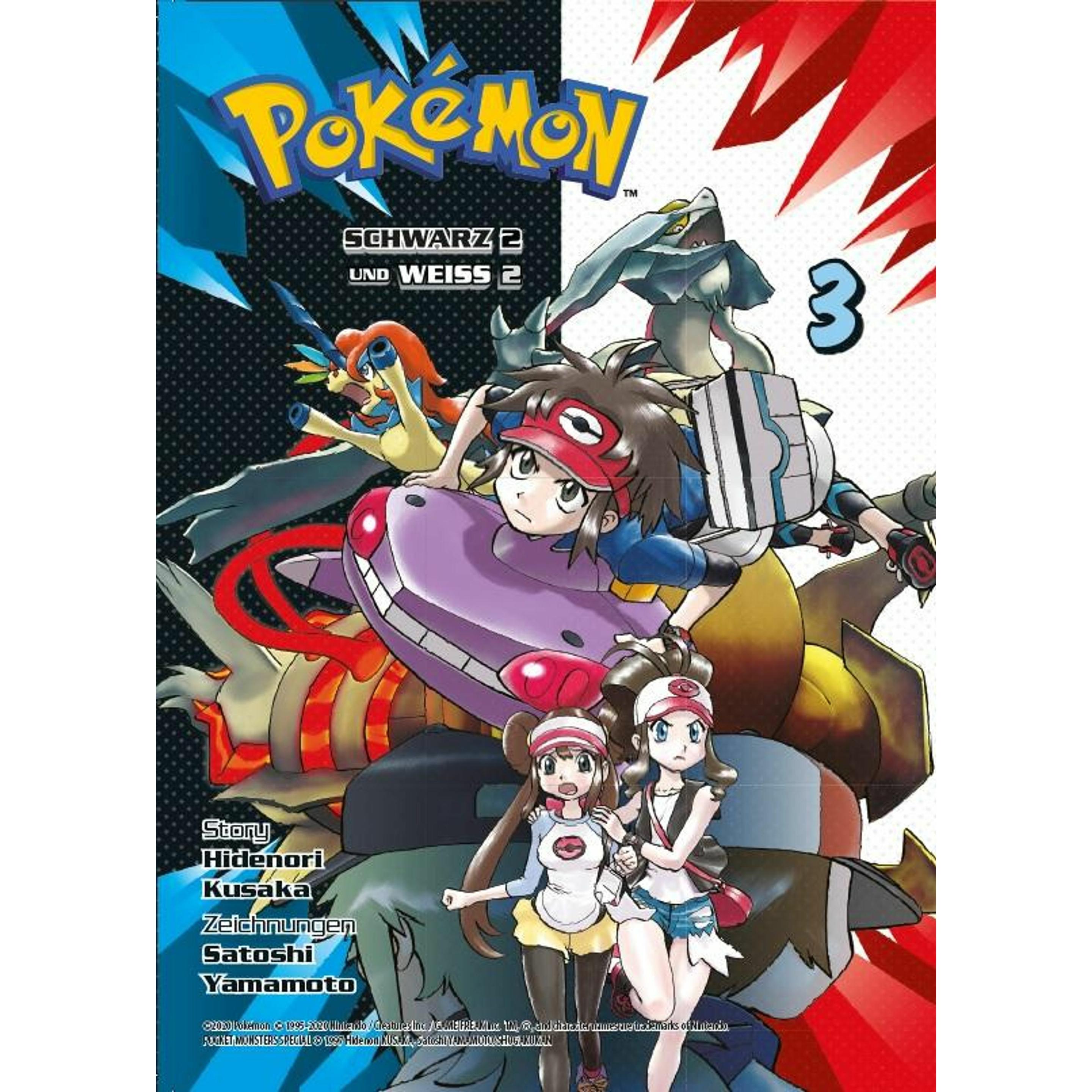 Pokémon Schwarz 2 und Weiss 2, Belletristik von Satoshi Yamamoto, Hidenori Kusaka
