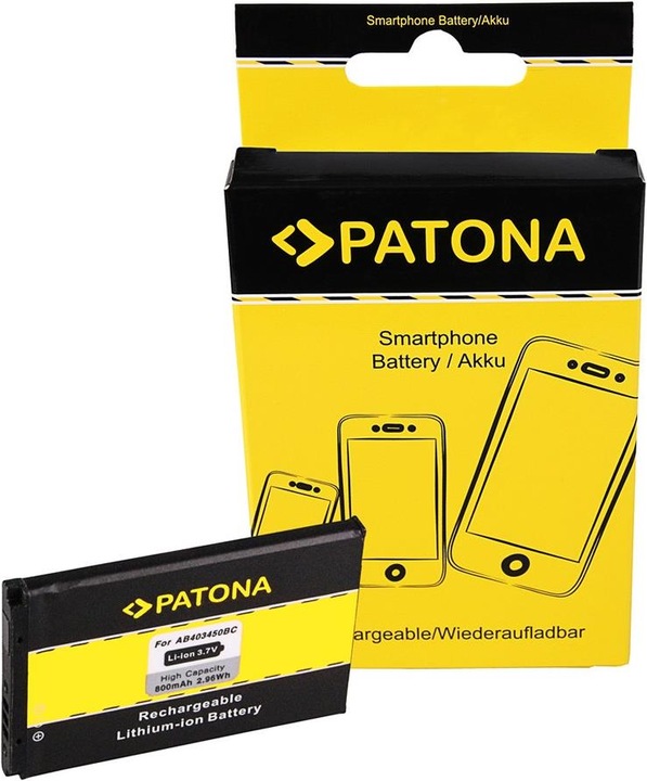 Immagine prodotto Patona Batteria (Accumulatore di carica elettrica, Samsung E2510, Samsung E2550, Samsung M3510, Samsung M3510 Beat, Samsung S3500, Samsung S3500i, Samsung S5050 AllureS, Samsung S3550 Shark 3, Samsung S5510, SGH-D610, SGH-E590, SGH-E790, SGH-S720i)