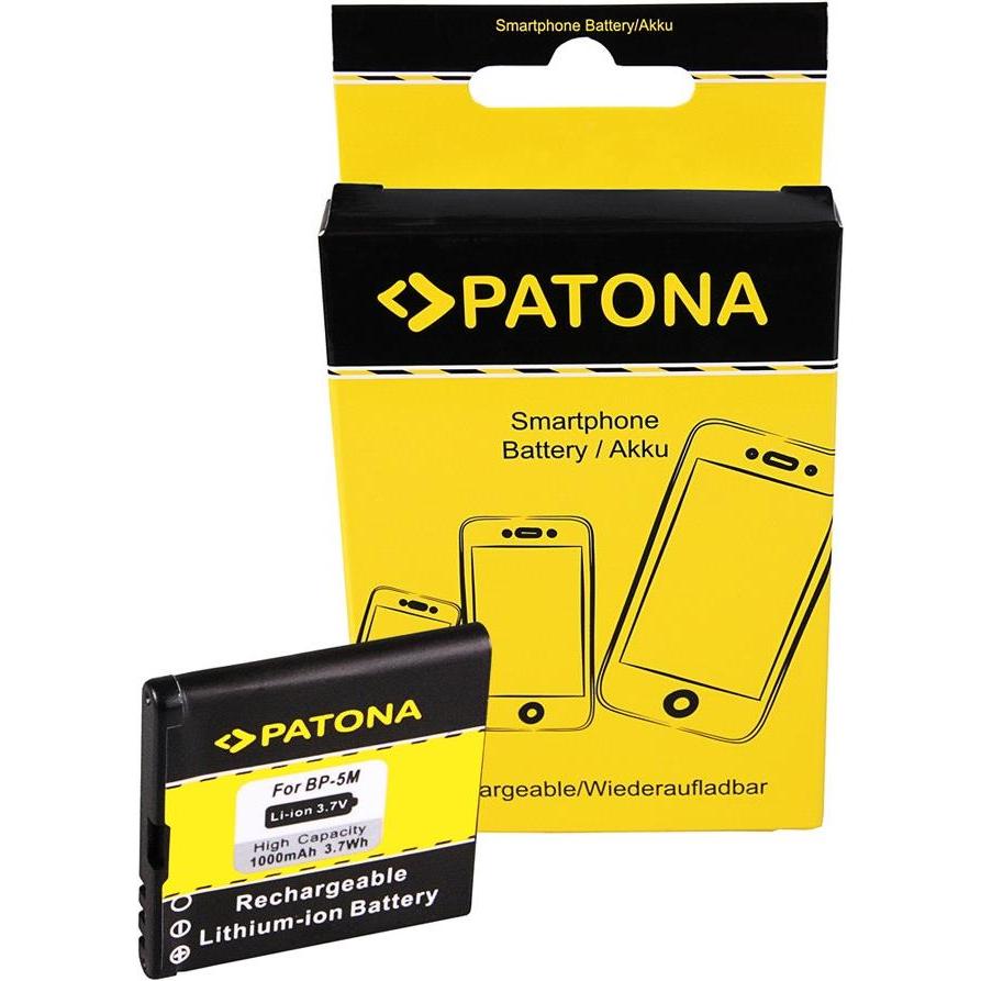 Patona Batteria (Accumulatore di carica elettrica), Pezzi di ricambio per dispositivi mobili, Giallo, Nero