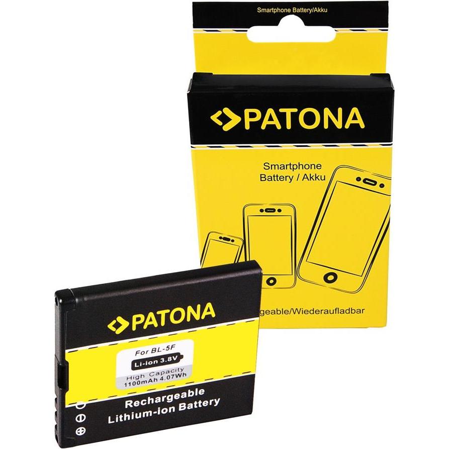 Patona Batteria (Accumulatore di carica elettrica), Pezzi di ricambio per dispositivi mobili, Giallo, Nero