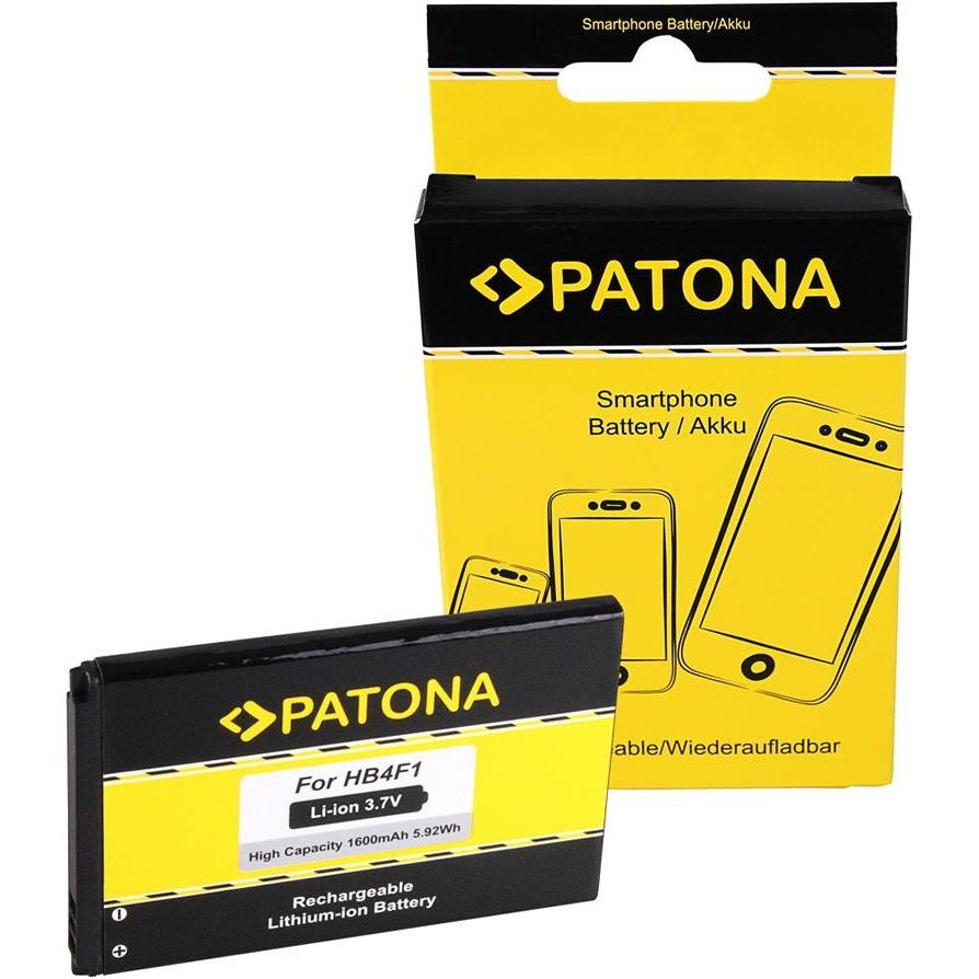 Patona Batteria (Accumulatore di carica elettrica), Pezzi di ricambio per dispositivi mobili, Giallo, Nero