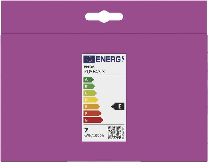 Image du produit Emos Lampe LED Classic A60 / E27 / 7 W (60 W) / 806 lm / Blanc neutre (E27, 7 W, 806 lm, 3 x, E)