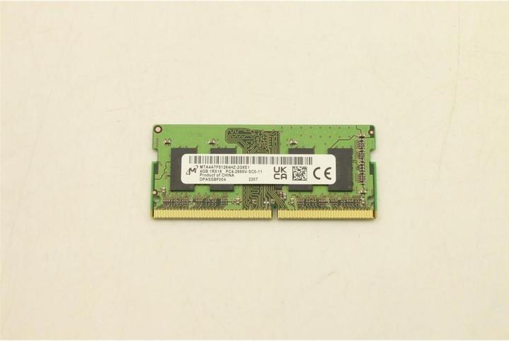 Actual product image Lenovo 4GB DDR4 2666MHz UDIMM Memory (2666 MHz, DDR4-RAM, U-DIMM)