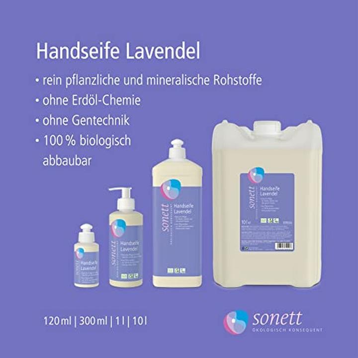 Actual product image Sonett Hand soap lavender bidon (Liquid soap, 10000 ml)