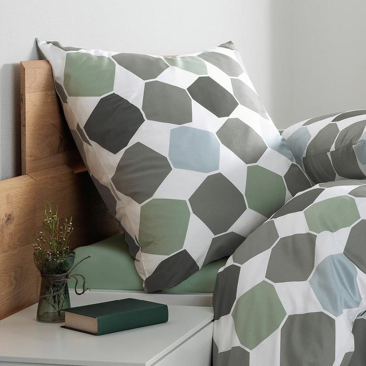 Actual product image Janine J.D. 87106 grün (Duvet cover, 135x200 cm + 80x80 cm)