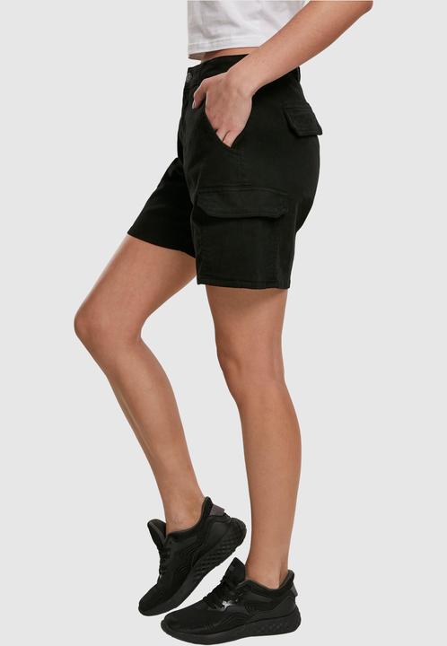 Actual product image Urban Classics Ladies High Waist Cargo Shorts (27)