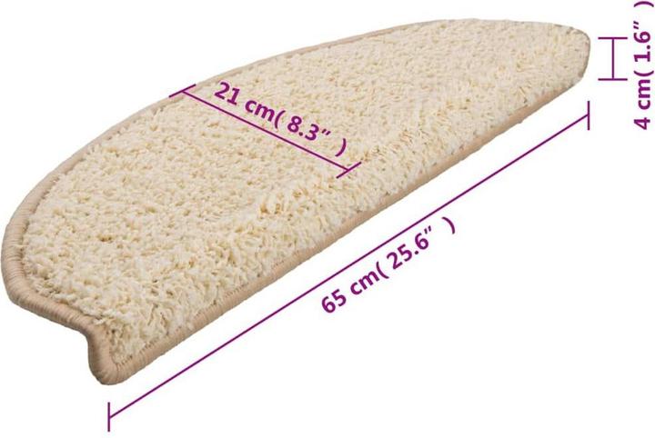 Immagine prodotto vidaXL Treppenmatte (25 x 65 cm)