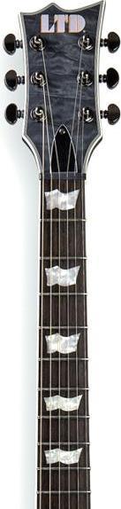 Produktbild ESP LTD EC-401 QM STBLKS E-Gitarre See Thru Black (E-Gitarre, Mahagoni)