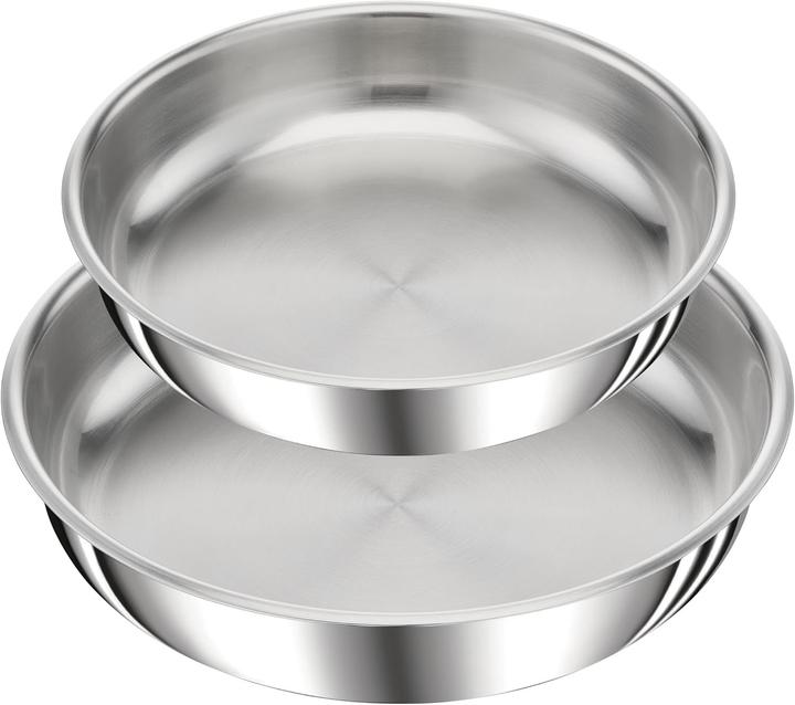 Actual product image Tefal Ingenio 3-piece set, pans & handle - L9759002 (Pan set + pot set, Stainless steel)