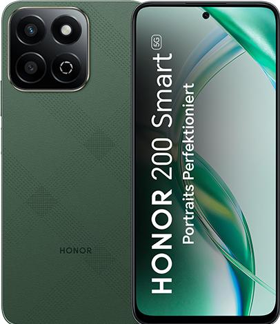 Image du produit Honor 200 Smart Noir (256 Go, Forest Green, 6.80", Double SIM, 5G)