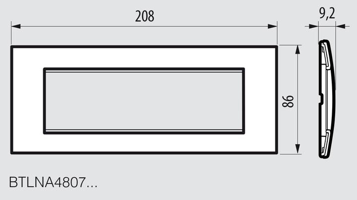 Actual product image Legrand BTLNA4807TE