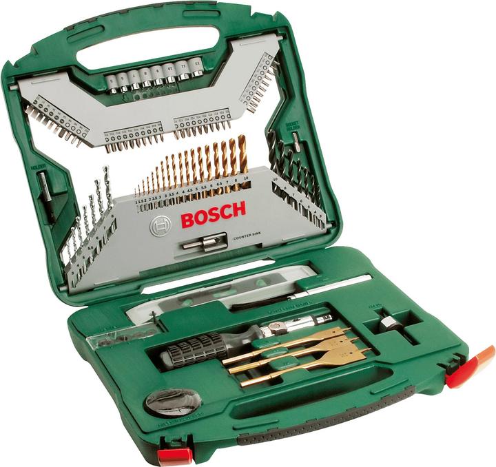 Actual product image Bosch Zubehör X-Line Titanium Drill and Bitset 100 pieces (32 mm, 38 mm, 45 mm, 54 mm)