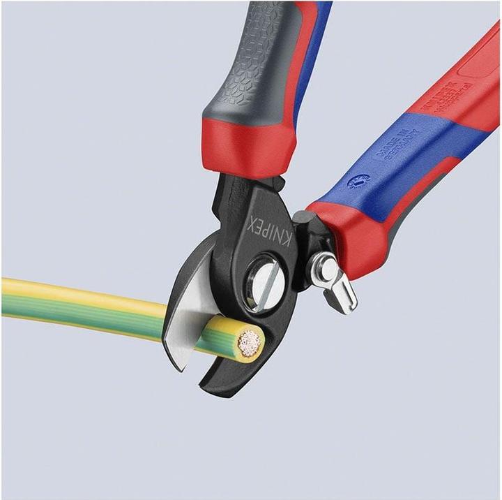 Productafbeelding Knipex Kabelschaar met openingsveer 95 22 165 (180 mm)