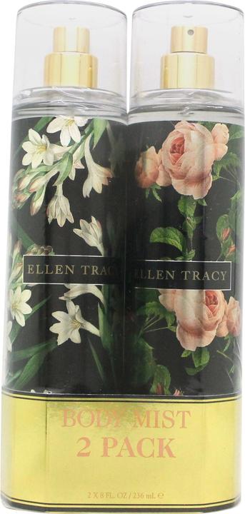 Ellen Tracy 2er-Pack Body Mist Confident & "Courageous 8 Fl. Oz. Jeweils neu versiegelt (236 ml, Body Mist)
