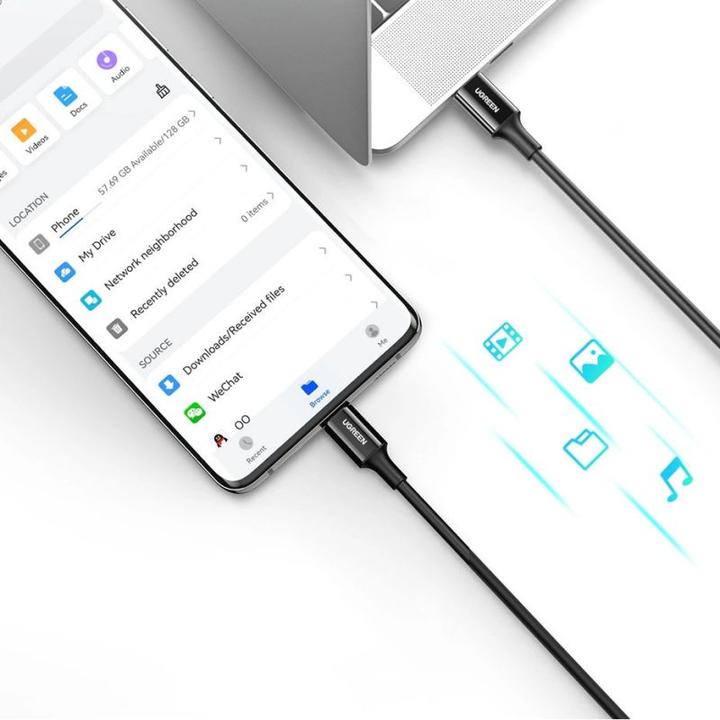 Produktbild Ugreen USB C – USB C (1 m, USB 2.0, 100 W)