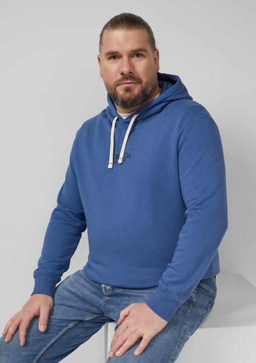 Produktbild s.Oliver Sweatshirt Kapuzenpullover aus Baumwollmix mit Label-Print (3XL)