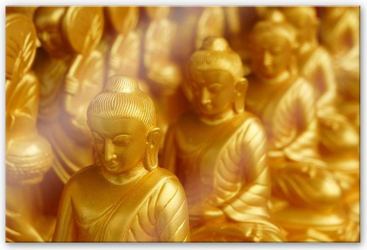 Image du produit Trenddeko Bouddha d'or (60 x 40 cm)