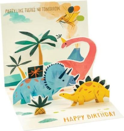 Immagine prodotto Up with paper Biglietto di compleanno pop-up motivo dinosauro (1 pz.)