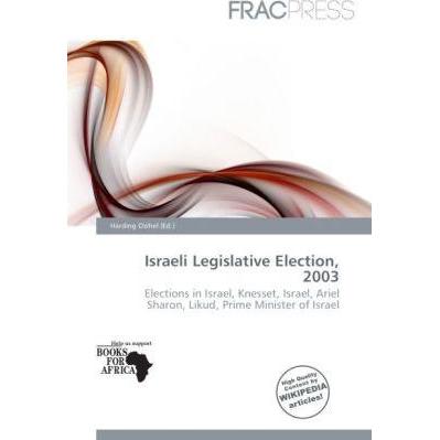 Israeli Legislative Election, 2003, Fachbücher