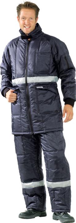 Produktbild Planam Kühlhaus Parka marine, Innenfutter rot M L (L)